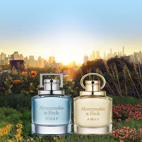 Abercrombie & Fitch Away packaging box, compact and gift-ready