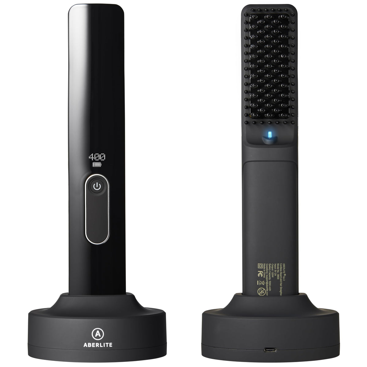 Aberlite Go 2 cordless beard straightener for on-the-go grooming