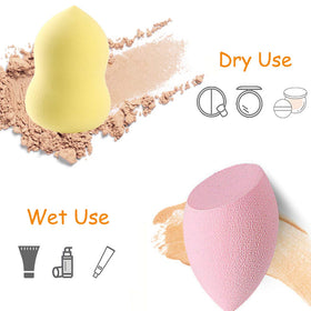 Abgream sponge holder in gold keeps sponges organized on the counter