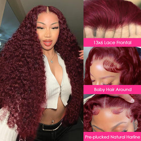 Abhayy 13x6 HD lace front wig with natural hairline for seamless volume