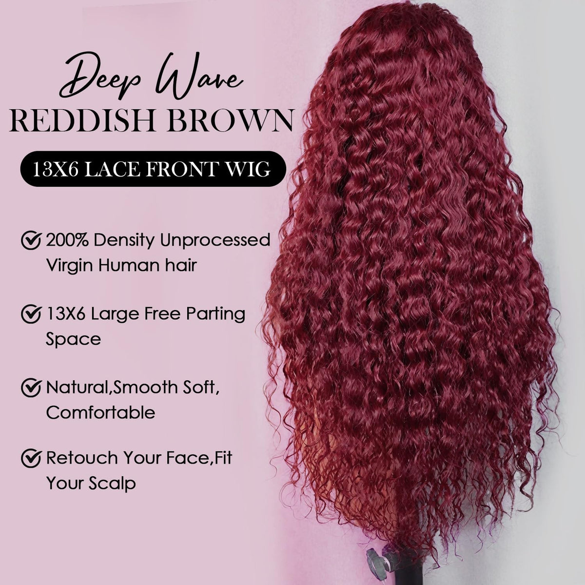 Abhayy pre-plucked hairline lace front wig ready for styling