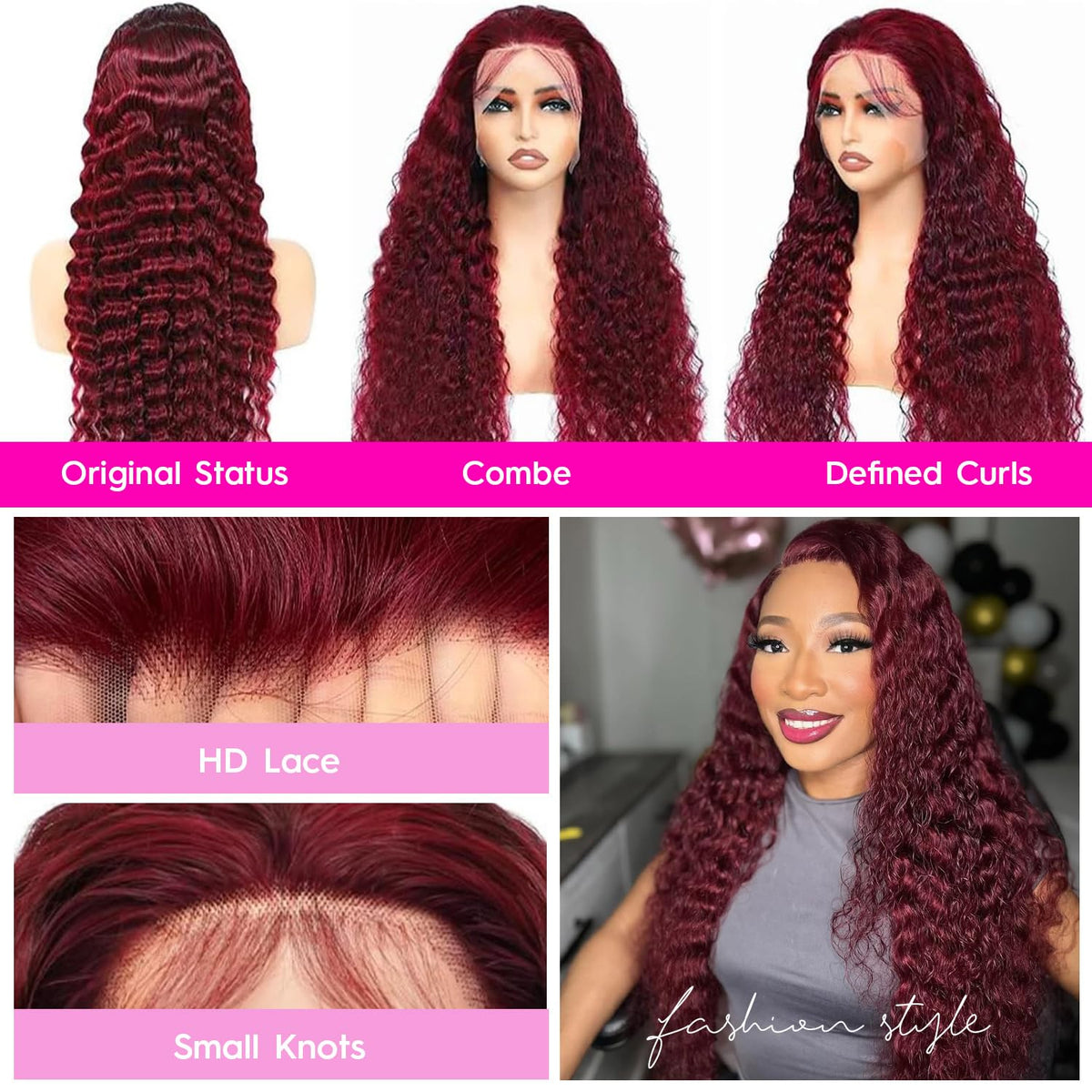 Abhayy Swiss lace front wig offers comfortable, nearly invisible wear