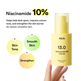 Outer packaging box of Abib Bright Force Serum
