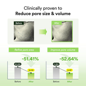 Abib Collagen Gel Mask heartleaf extract close-up, suggesting calm skin.