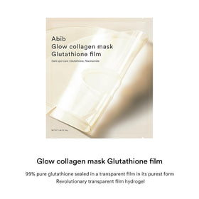 Abib Glow Collagen Mask with hyaluronic acid for deep moisture and plump skin