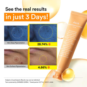 Abib Glutathiosome Cream Vita Tube application on hand for nourishment