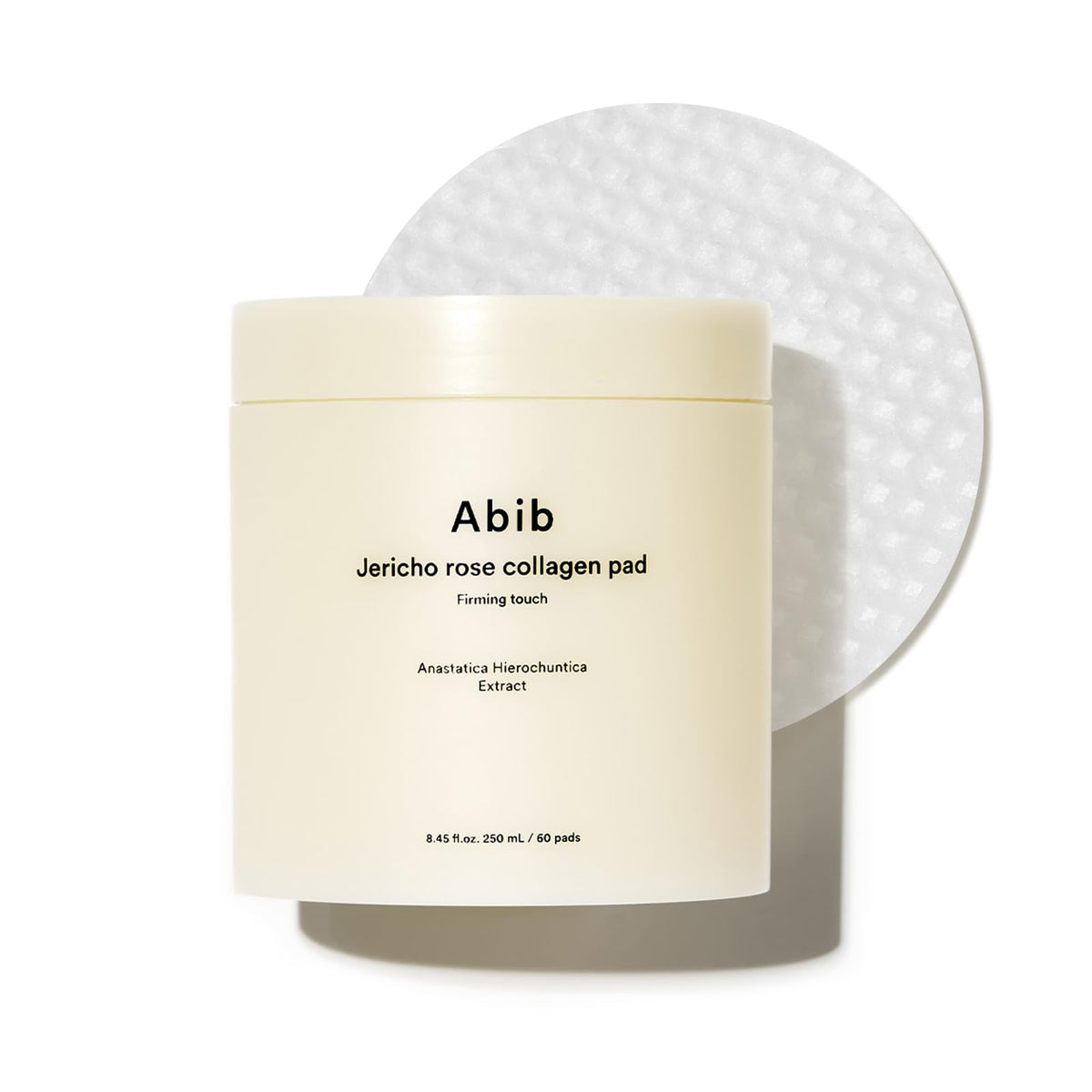 Abib Jericho Rose Collagen Pad Pack for quick, efficient cleansing and prep.