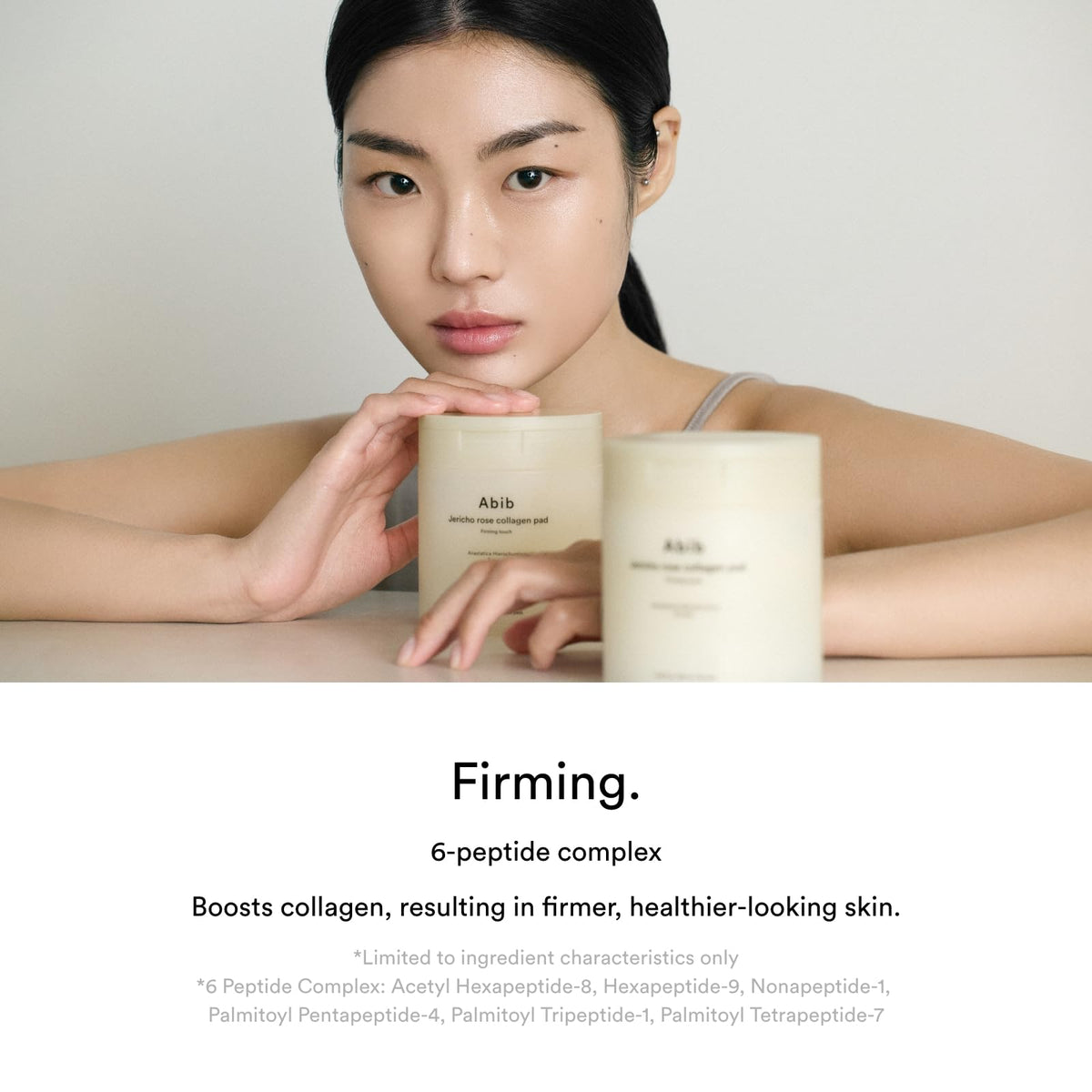 Abib Jericho Rose Skin Brightening Pad for smoother-looking skin.