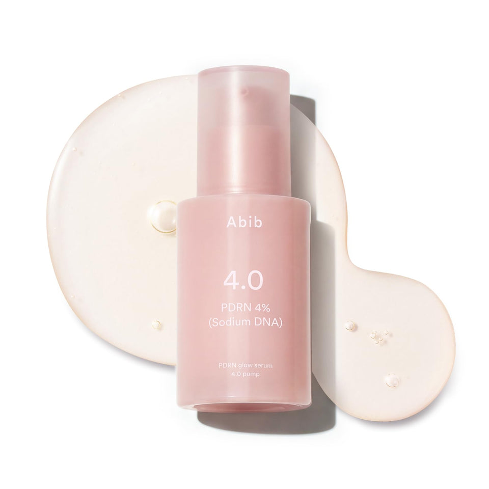 Abib PDRN Glow Serum bottle highlighting premium packaging for daily use.