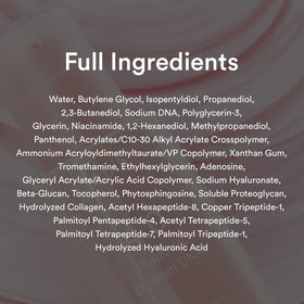 Abib PDRN Glow Serum clinical data chart hints at improvements.