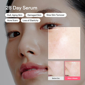 Abib PDRN Glow Serum pump action for controlled dispensing during skincare.