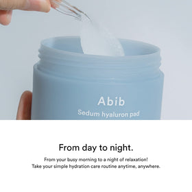 Abib Sedum Hyaluron Pad Hydrating Touch fits into authentic Korean skincare routines.