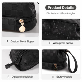 Abiudeng Dopp kit essentials with multi-compartment design for organization.