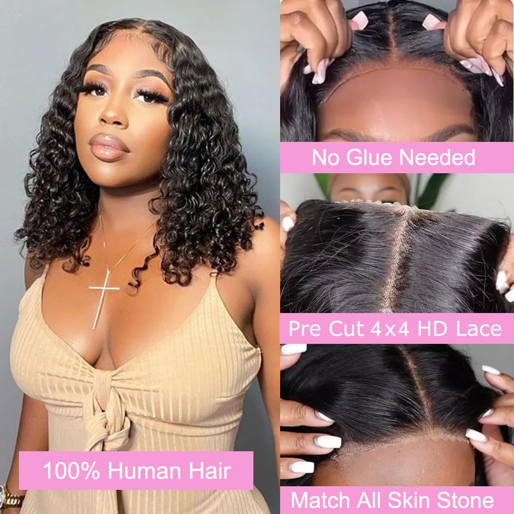 Ablvari glueless wear-and-go bob wig ready in seconds.