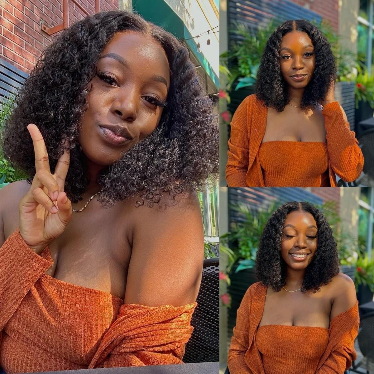 Ablvari glueless lace closure bob wig with breathable cap and natural look.