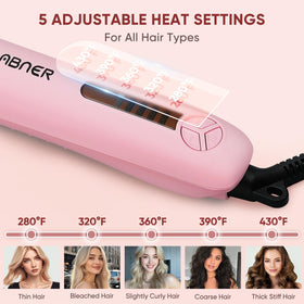 ABNER 1.25-inch barrel delivering loose waves on longer lengths.