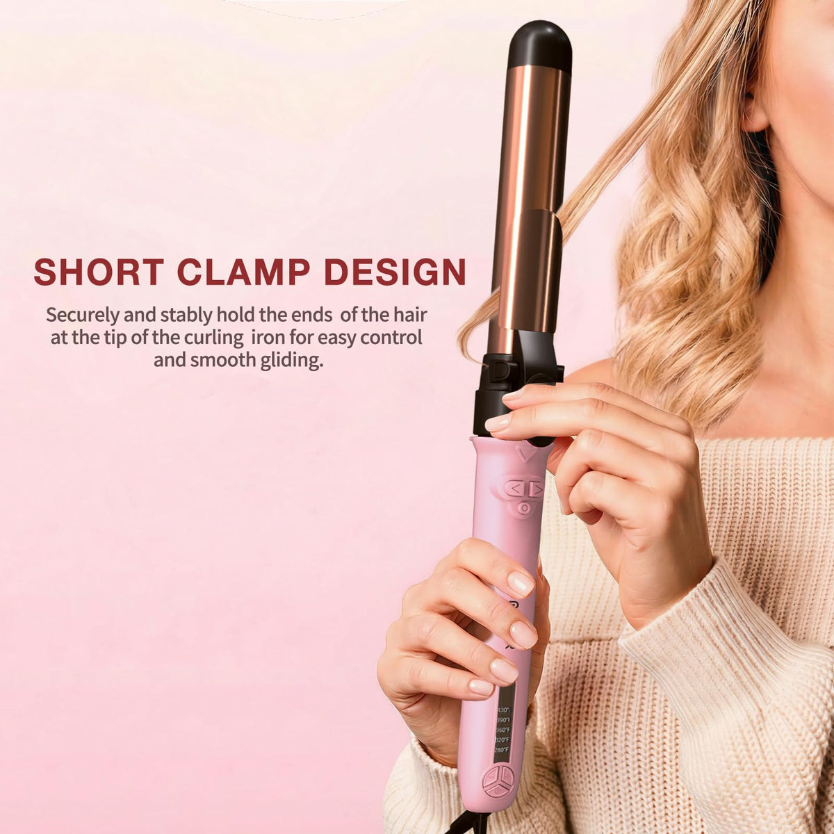 ABNER easy-control buttons make beginner curling simple and comfortable.