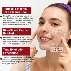 ABOUME Peel Shot texture hydrating formula close-up with visible moisture