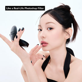 About Tone Blur Powder Pact compact closed with mirror for easy use