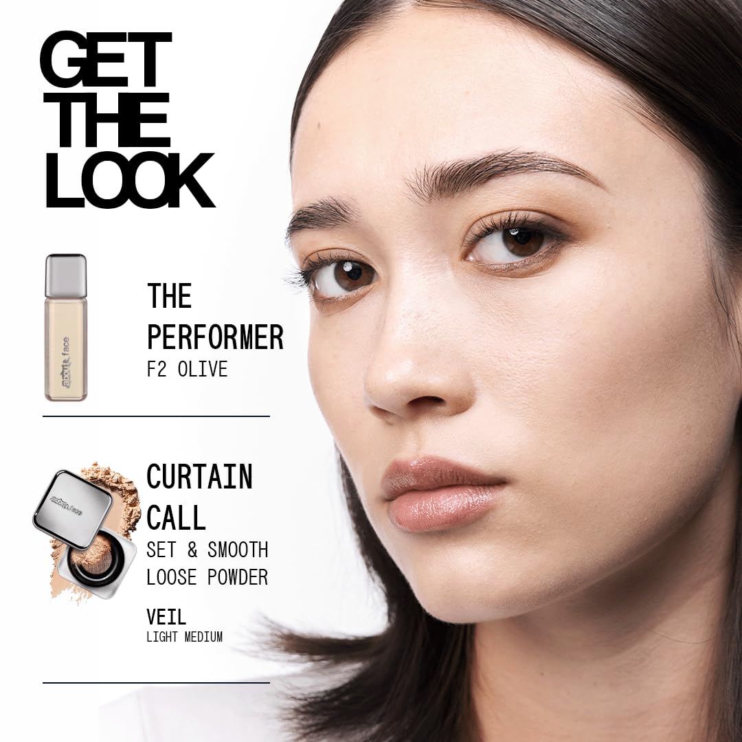 About Face The Performer olive shade in natural light.
