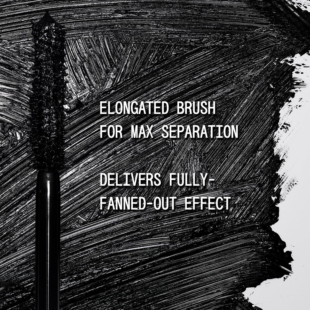 about-face Volumizing Mascara flake-free wear maintains a clean look all day