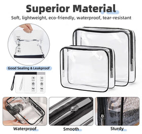 ABSOFINE airport liquid bag black variant for secure liquids