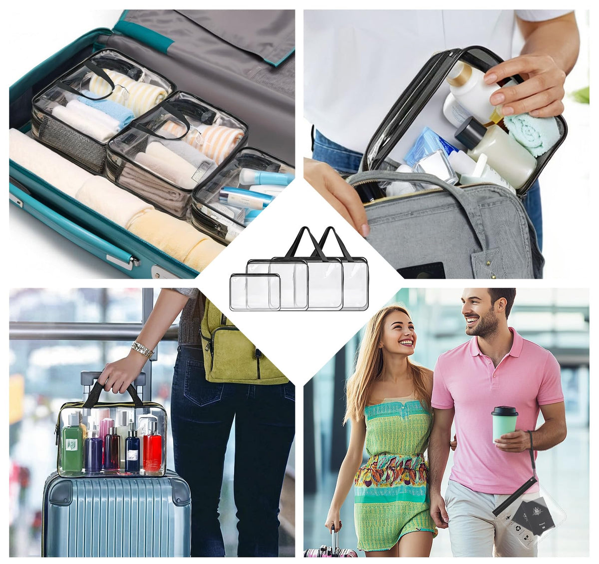 ABSOFINE travel set with handle for easy carrying