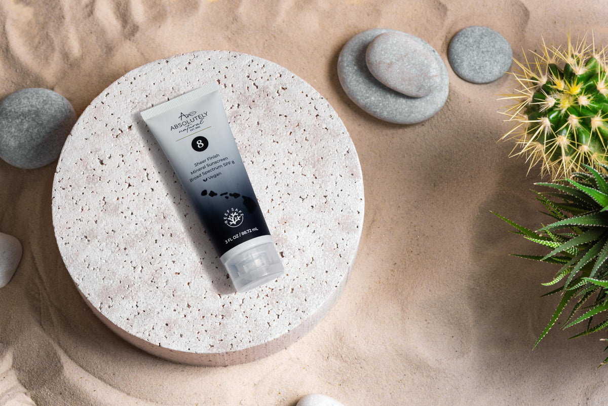 Vitamin E enriched SPF8 lotion by Absolutely Natural nourishes skin