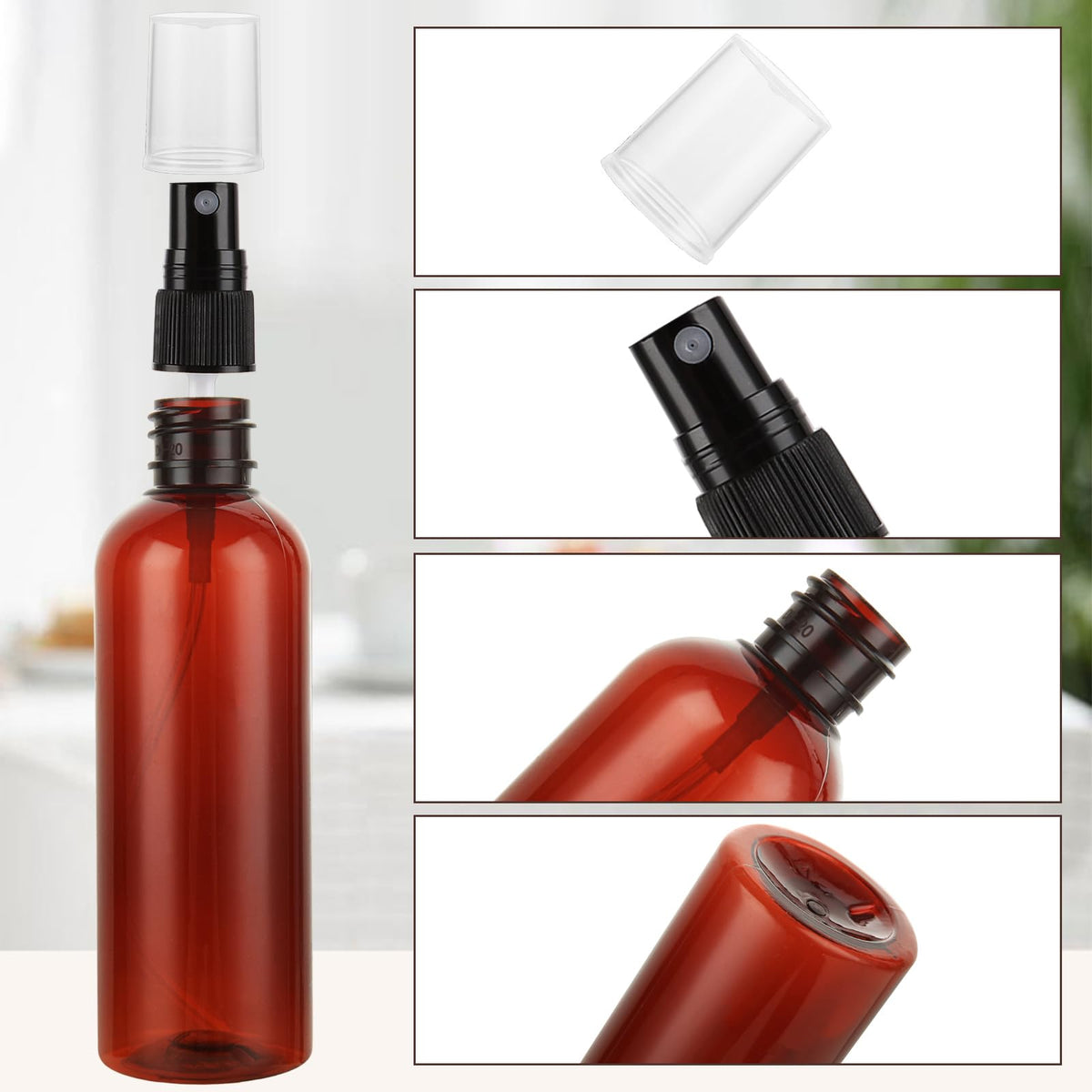 ABuff travel-ready 4oz spray bottle ideal for hand sanitizers.