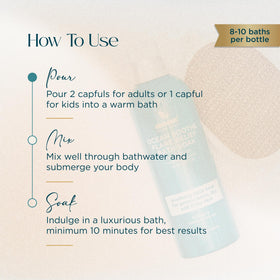 Abundant Natural Health Ocean Soothe ingredients label with ethical sourcing