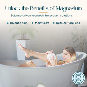 Abundant Natural Health Ocean Soothe relaxing bath scene for sensitive skin