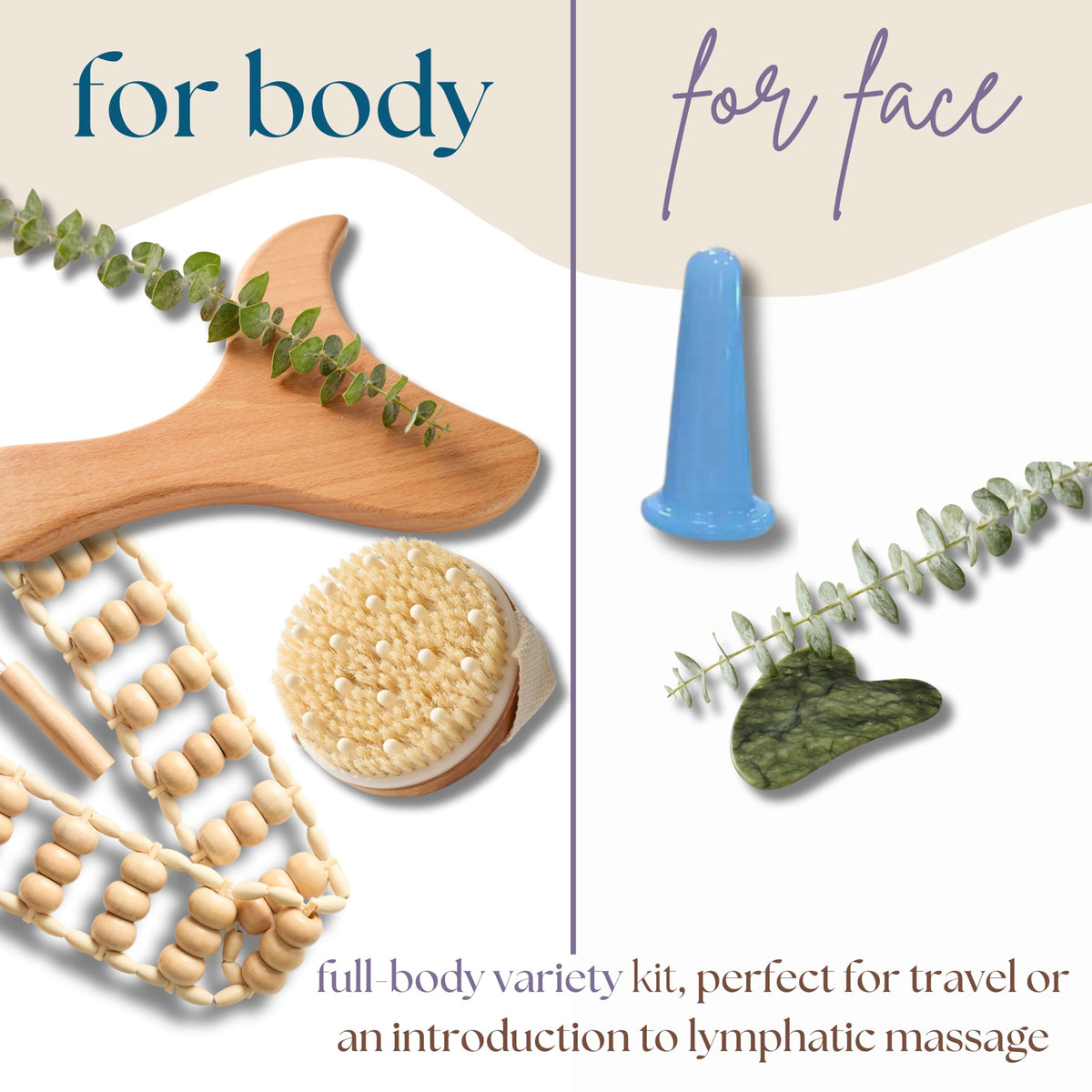 Abundantly Made Co. large wooden gua sha for body contouring sessions