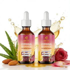 ABYST bikini line skin-care oil for post-removal comfort.