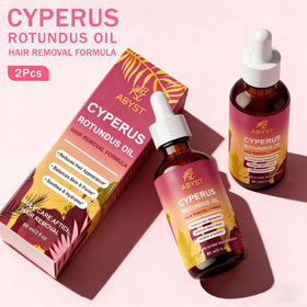 ABYST post-removal soothing oil applied to skin after waxing.