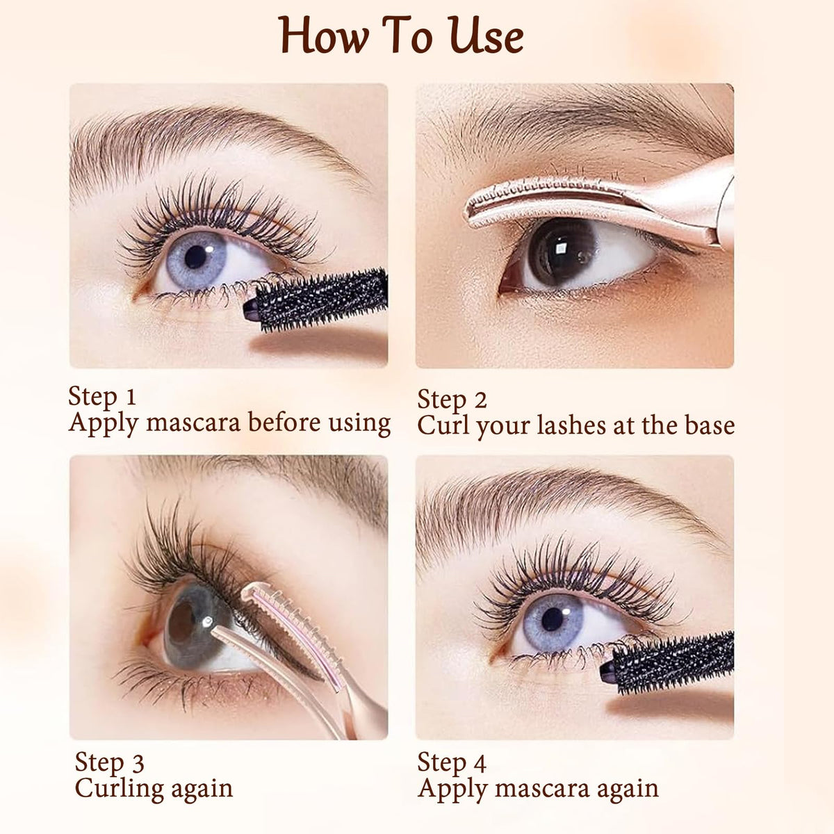 Acavado anti-burn comb teeth protect skin during curling