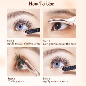 Acavado anti-burn comb teeth protect skin during curling
