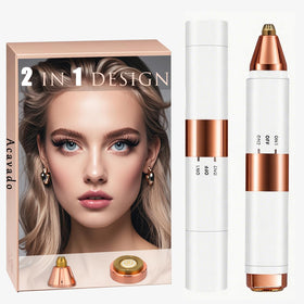 Acavado dual-head design enables quick eyebrow shaping on the go.
