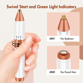 Acavado precision eyebrow trimmer creates salon-quality brows at home.