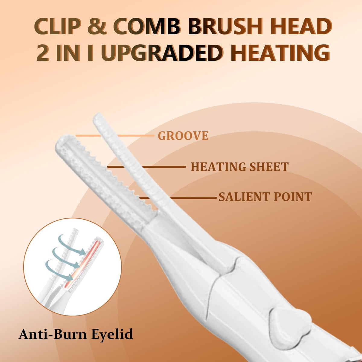 Acavado travel-size curler fits in purses and travel kits.