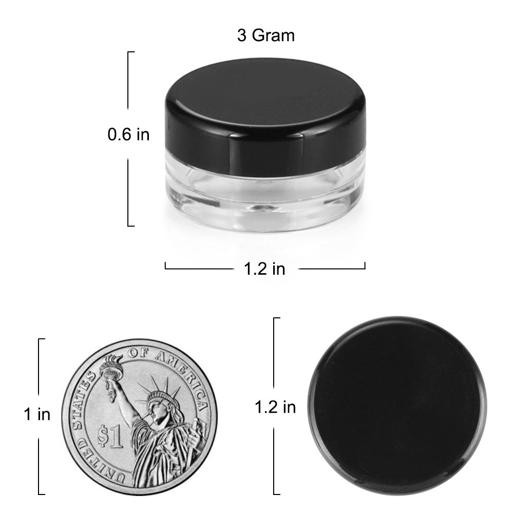 Accmor pocket-size sample jar keeps cosmetics organized on the go.