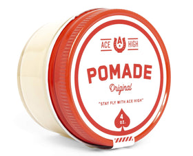 Ace High Pomade strong hold bottle helps you sculpt lasting style.