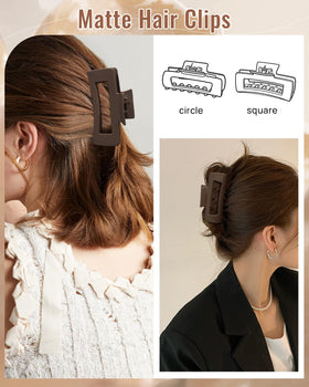 ACECHA round matte silicone clip close-up showing soft bendable material.
