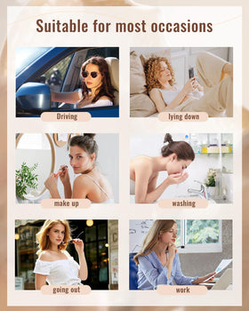ACECHA versatile clip suitable for thick or thin hair and various looks.