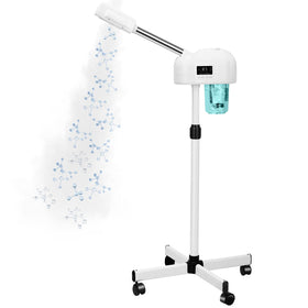AceFox facial steamer with LCD display for precise timed sessions