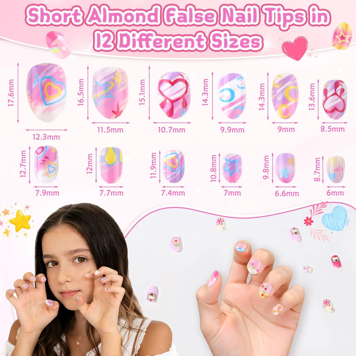 Acejoz adhesive tabs and glue provide quick, tool free nail application