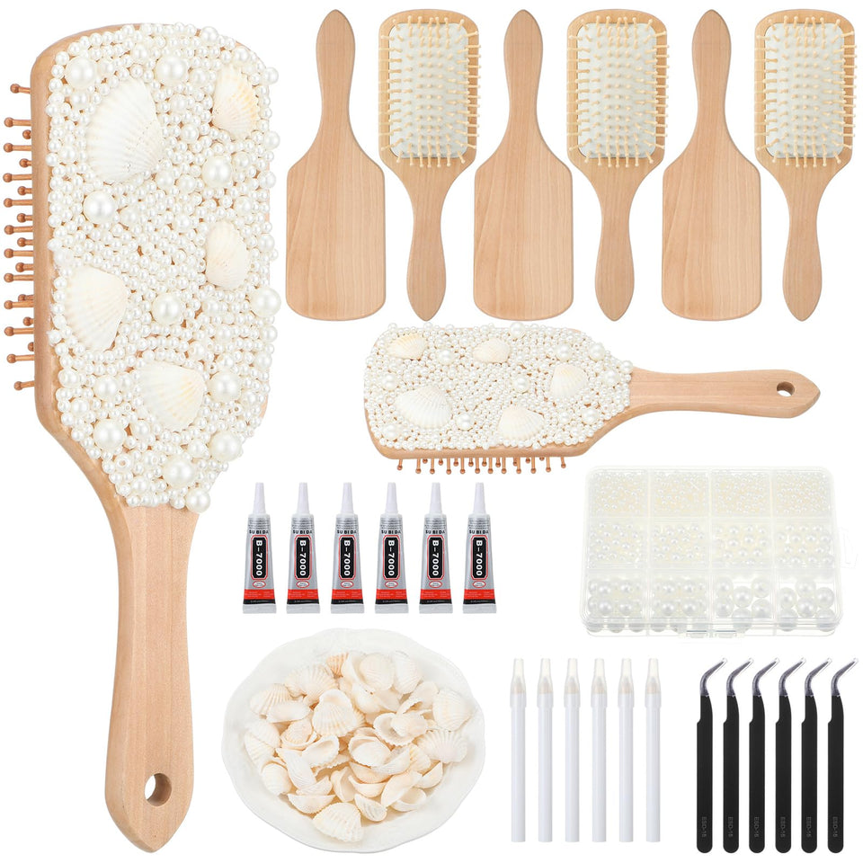Acellegic DIY wooden hairbrush box for creative customization and personalized gifting