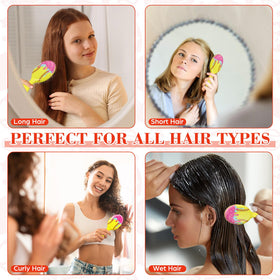 Acellegic mini travel brush compact and lightweight for pockets or bags