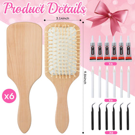 Acellegic pearls in varied sizes for elegant, customizable brush embellishments