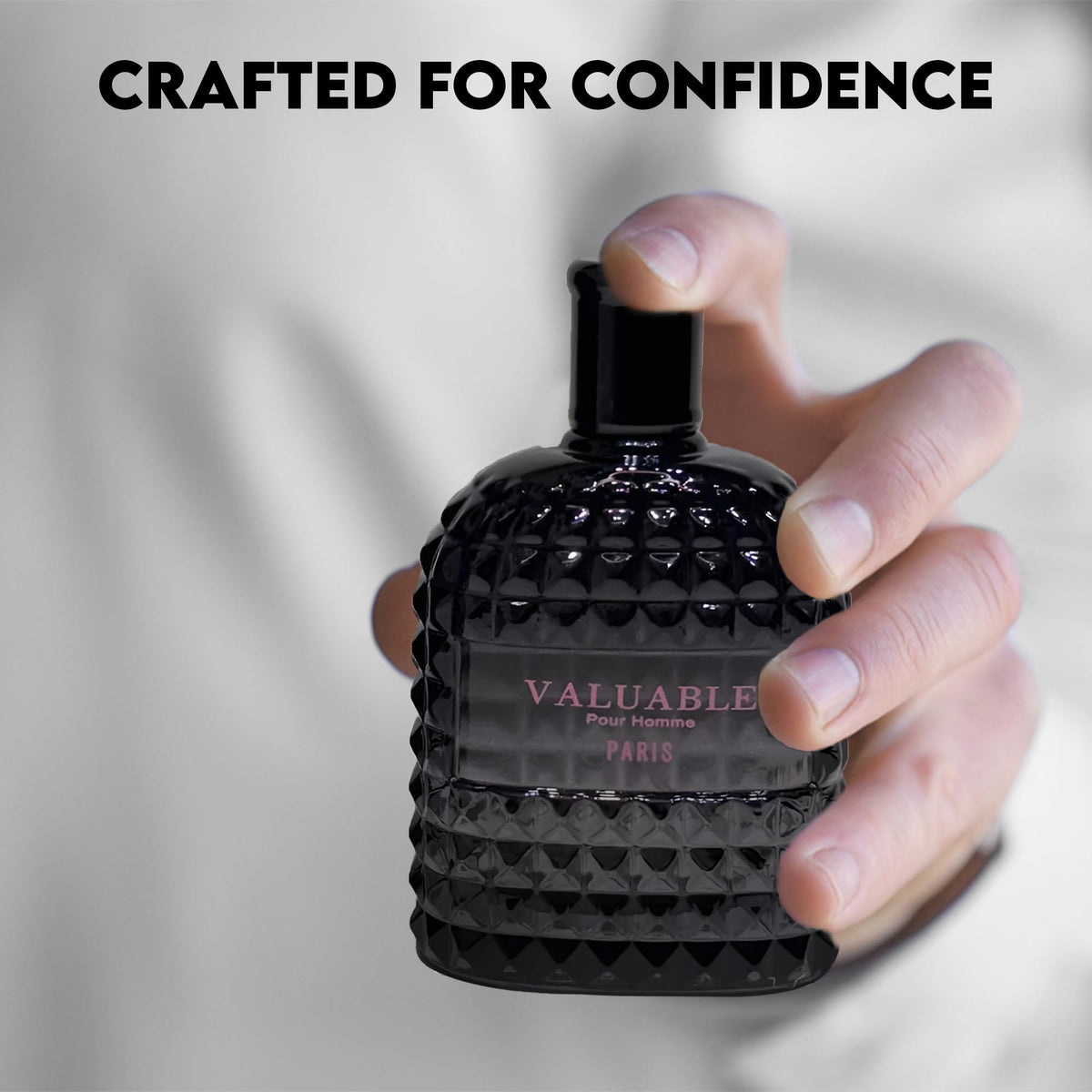 Valentine Milano amber floral close-up suggesting luxurious evening fragrance.