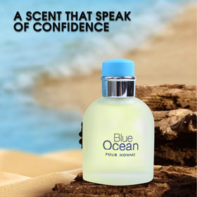 A CENTER Blue Ocean packaging gift box, ideal for birthdays or anniversaries.